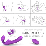 New Arrival Double Head G-Spot Stimulate Clitoris Realistic Dildo Lesbian Vibrator