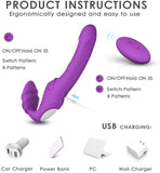 New Arrival Double Head G-Spot Stimulate Clitoris Realistic Dildo Lesbian Vibrator