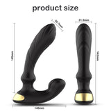 New Arrival Remote Control Thumping Male Prostate Massager Anal Butt Plug And Dildo Vibrator For Women