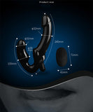 New Arrival 10 Speed Remote Control Vibrating Silicone Strapless Strap-On Dildo