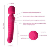 New Arrival Heating Av Wand Waterproof Vibrator