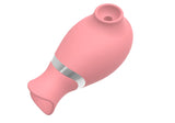 Little Fish Clit sucker Sex Toy Water Proof Rechargeable Tongue Licking Vibrators For women - Pink