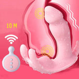 New Arrival Wireless Remote Control Wearable Butterfly Dildo Vibrator