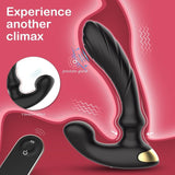 New Arrival Remote Control Thumping Male Prostate Massager Anal Butt Plug And Dildo Vibrator For Women