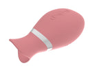 Little Fish Clit sucker Sex Toy Water Proof Rechargeable Tongue Licking Vibrators For women - Pink