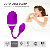 New Arrival 2 in 1 G-spot Stimulate and Clit Suction Vibrator