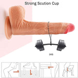 New Arrival Thrusting & Rotating Realistic Dildo (Size: 8.7 Inch)