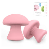 Pink Mushroom Vibration Massager Couple Sex Toys Sex With Massager