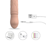 9 inch Thick Dildo vibrator Chargable Woman Waterproof masturbators Gay dildo For Female and Male Sex with Massager