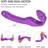 New Arrival Double Head G-Spot Stimulate Clitoris Realistic Dildo Lesbian Vibrator