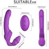 New Arrival Double Head G-Spot Stimulate Clitoris Realistic Dildo Lesbian Vibrator