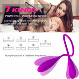 New Arrival 7 Speeds Double Head Jump Egg Bullet Dildo Couple  Vibrator