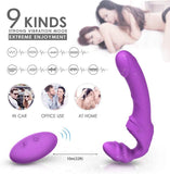 New Arrival Double Head G-Spot Stimulate Clitoris Realistic Dildo Lesbian Vibrator