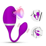 New Arrival 2 in 1 G-spot Stimulate and Clit Suction Vibrator