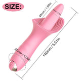 New Arrival 10 Modes Dildo Tongue Vibrator Nipple Massage