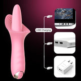 New Arrival 10 Modes Dildo Tongue Vibrator Nipple Massage